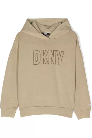 DKNY Logo-print French-terry hoodie