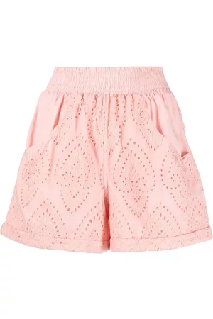 Forte Dei Marmi Elasticated-waistband lace shorts