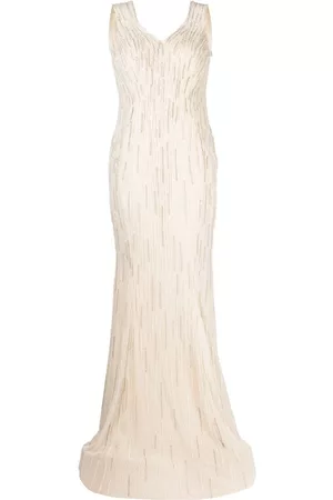 Saiid Kobeisy Beaded open-back mermaid gown