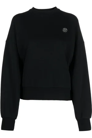 Philipp Plein Appliqué-logo cotton sweatshirt