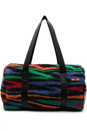 Missoni Abstract-pattern fleece circular bag