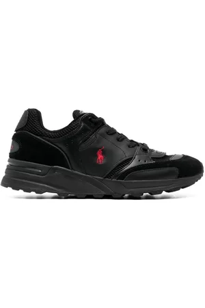 Ralph Lauren Trackster 200 leather sneakers