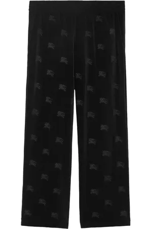 Burberry EKD velvet jogging pants