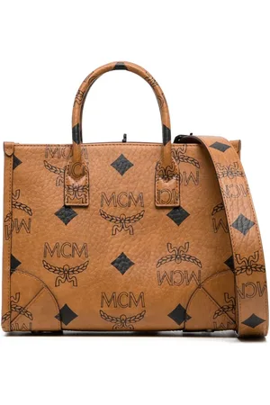 Mcm Aren Boston Bag in Maxi Visetos Black Visetos