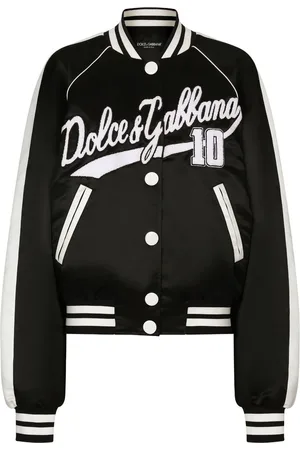 Dolce & Gabbana Logo-appliqué bomber jacket