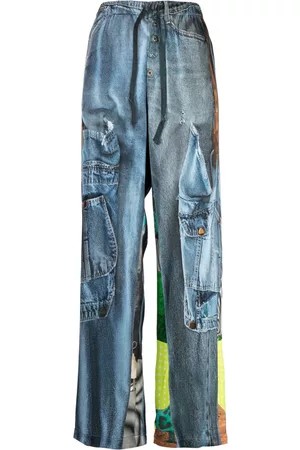 JNBY Graphic-print elasticated-waistband pants