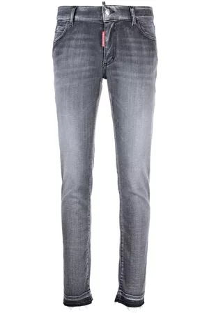 Dsquared2 Mid-rise faded skinny jeans