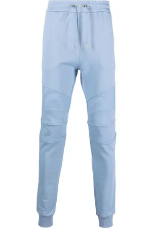 Balmain Elastic-waist cotton sweat pants