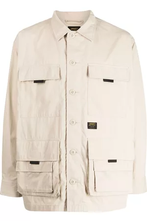 Carhartt Logo-patch buttoned jacket
