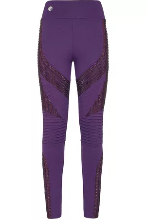 Philipp Plein Rhinestone-embellished leggings
