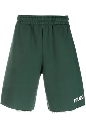 Vetements Polizei raw-edge shorts