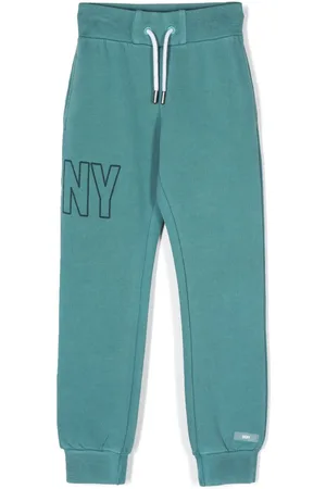 DKNY Logo-print cotton track pants