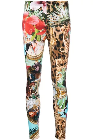 Philipp Plein Baroque Flowers leggings