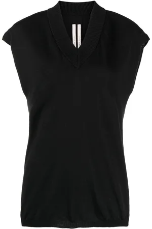 Rick Owens V-neck wool top