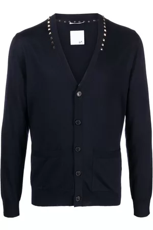 VALENTINO GARAVANI Rockstud-embellished wool cardigan