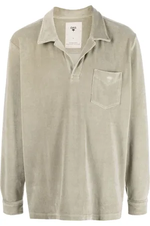 Oas Long-sleeved velour shirt