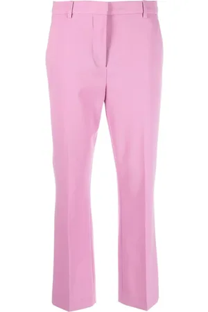 Moschino Virgin wool-blend cropped trousers