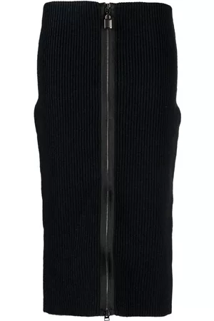 Tom Ford Ribbed zip-up pencil skirt