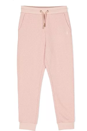 Michael Kors Monogram-pattern cotton jogging bottoms