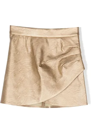 Zadig & Voltaire Metallic-effect dart-detail skirt