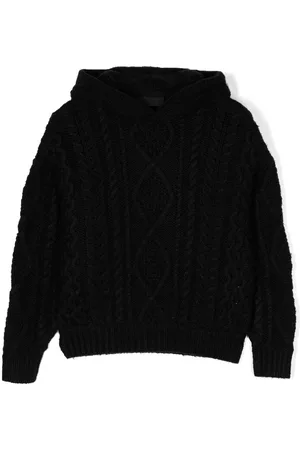 FEAR OF GOD Cable-knit cotton-blend hoodie