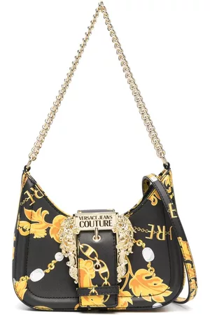 VERSACE Chain Couture-print crossbody bag