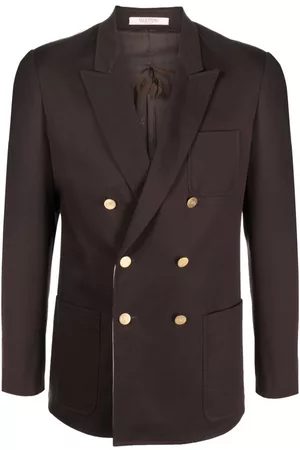VALENTINO GARAVANI Double-breasted cotton blazer