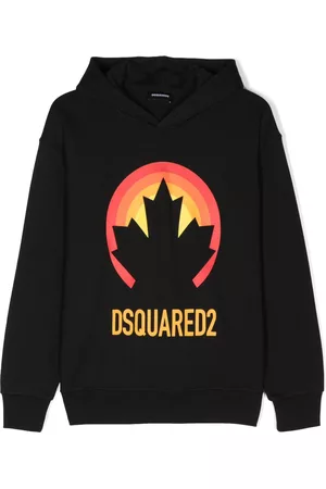 Dsquared2 Graphic-print cotton hoodie