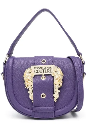VERSACE Baroque-buckle tote bag