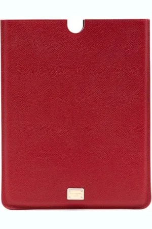 Dolce & Gabbana Logo-plaque leather tablet case