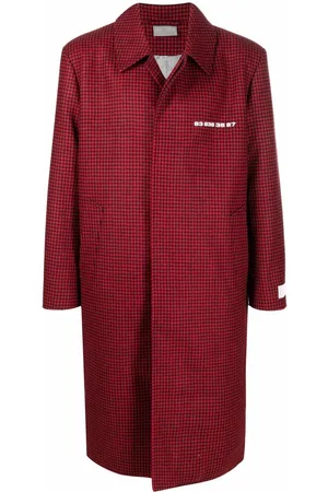 VTMNTS Check-print tailored coat