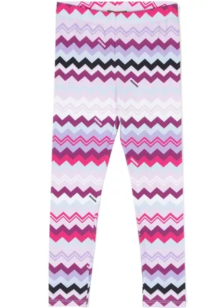 Missoni Zig-zag print jersey leggings