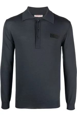 VALENTINO GARAVANI Long-sleeve virgin wool polo shirt