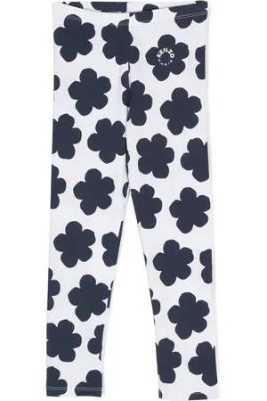 Kenzo Floral-print elasticated-waistband leggings