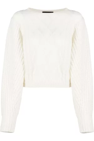 Fabiana Filippi Cable-knit wool-blend jumper