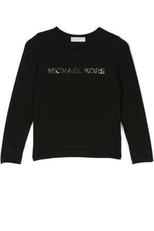 Michael Kors Logo-lettering long-sleeved T-shirt