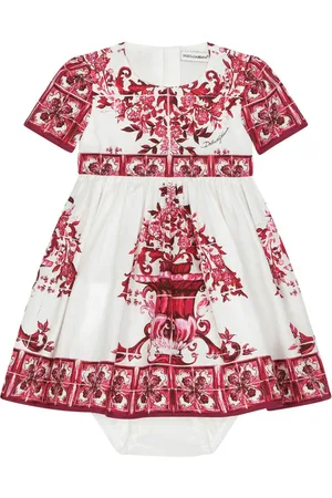 Dolce & Gabbana Majolica-print A-line dress