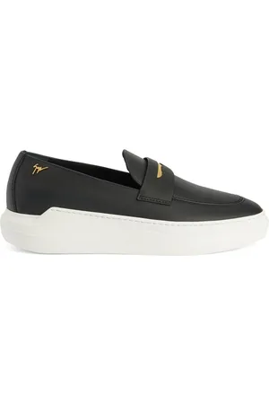 Giuseppe Zanotti New Conley logo-plaque loafers