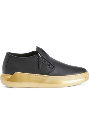 Giuseppe Zanotti Conley zip-up leather loafers