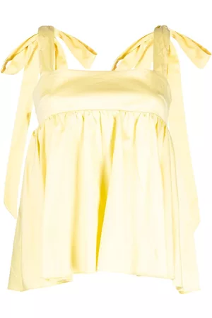 Kika Vargas Susan sleeveless stretch-cotton top