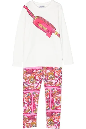 Moschino Teddy-print leggings