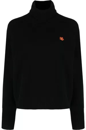 Kenzo Boke Flower-patch wool jumper