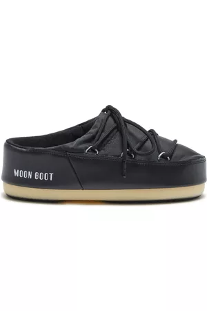 Moon Boot Logo-print lace-up mules