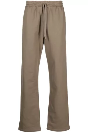 OFF-WHITE Logo-embroidered cotton track pants