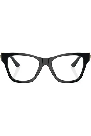 VERSACE Medusa-plaque square-frame glasses