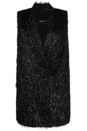 Fabiana Filippi Double-breasted lurex waistcoat