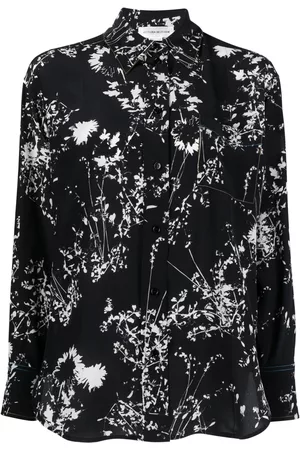 Victoria Beckham Floral-print silk shirt