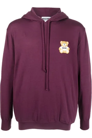 Moschino Teddy-Bear virgin-wool hoodie