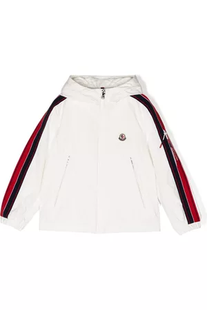Moncler Stripe-detail hooded jacket