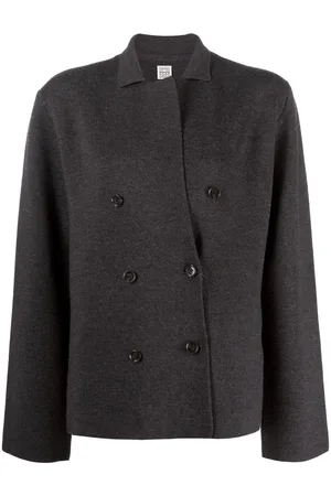 Totême Single-breasted houndstooth blazer